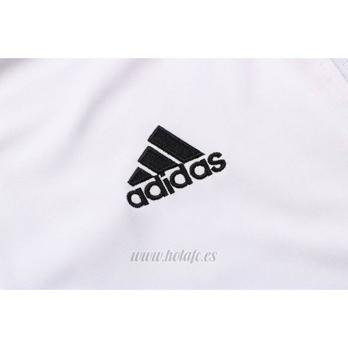 Chandal de Chaqueta del Real Madrid Nino 2022-2023 Blanco y Purpura